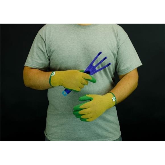 Latex Coated Work Gloves - Water Resistant, Excellent Grip, Abrasion Resistant, - Picture 6 of 6